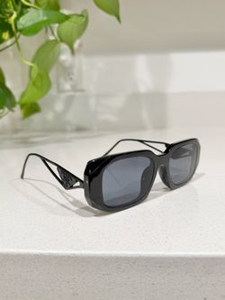 Black Oversized Square Sunglasses