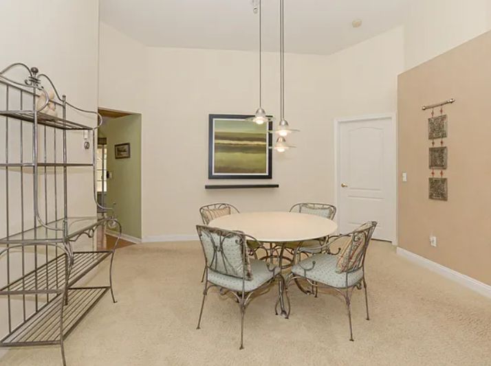 Hooker Dining Set, Baker’s Rack, and Two Matching Bar Stools