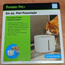 54 oz Pet Fountain - Brand New 