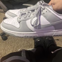 Light grey retro Jordan's