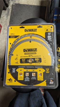 DeWalt 12" Saw Blades 