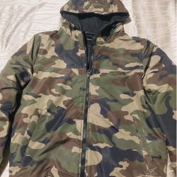 TERRANOVA Camo Hooded Jacket 