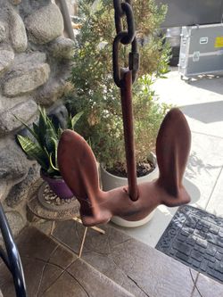 Metal Boat anchor for decor or boat use