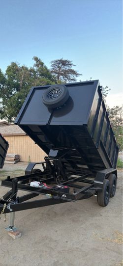 Sissor hoist dump trailer 12 ft ! 2027 💎