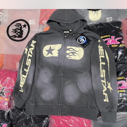 NOT FREE Hellstar black zip up xl