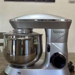 Vezzio Electric Stand Mixer w/ Stainless Steel Bowl – Like New
