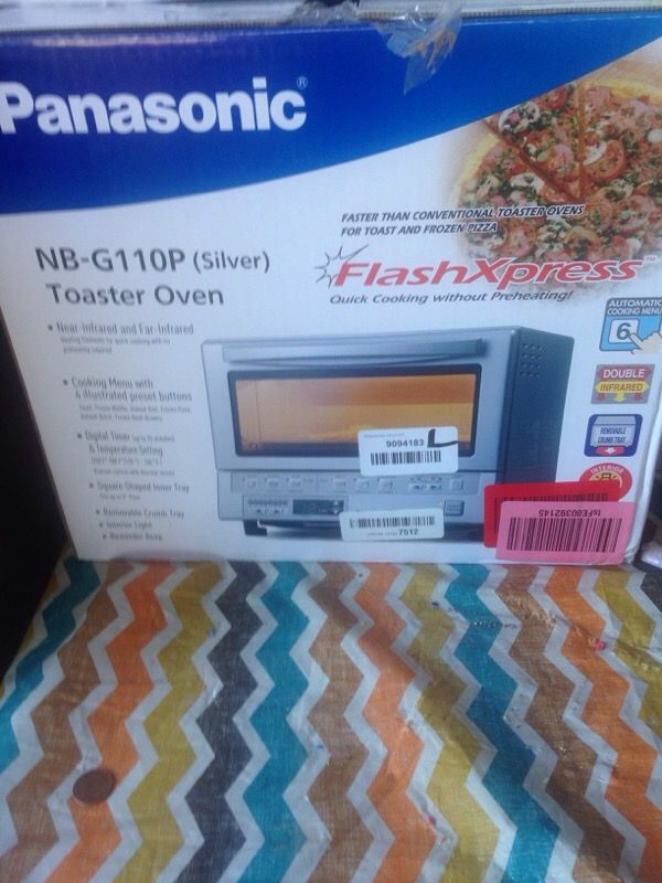 Panasonic toaster oven. Flash express