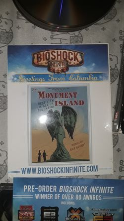 Poster Quadro Bioshock Infinite Playstation 3 Ps4 X Box 360