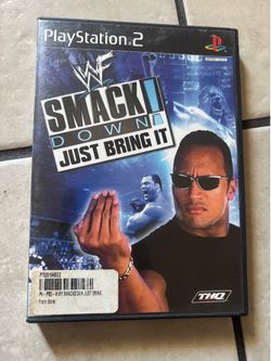 Smack down just bring it Ps2 game