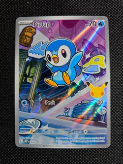 Piplup Holo Pokémon Card MEP 042