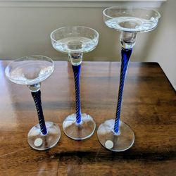 Crystal Candle Holders 