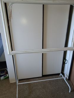 Background,and Vintage frame and Clothes rack