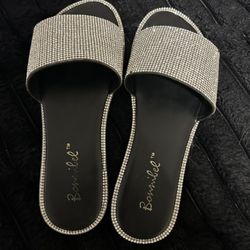 sparkly sandals
