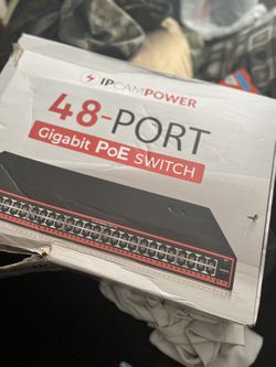 48 port gigabit poe switch