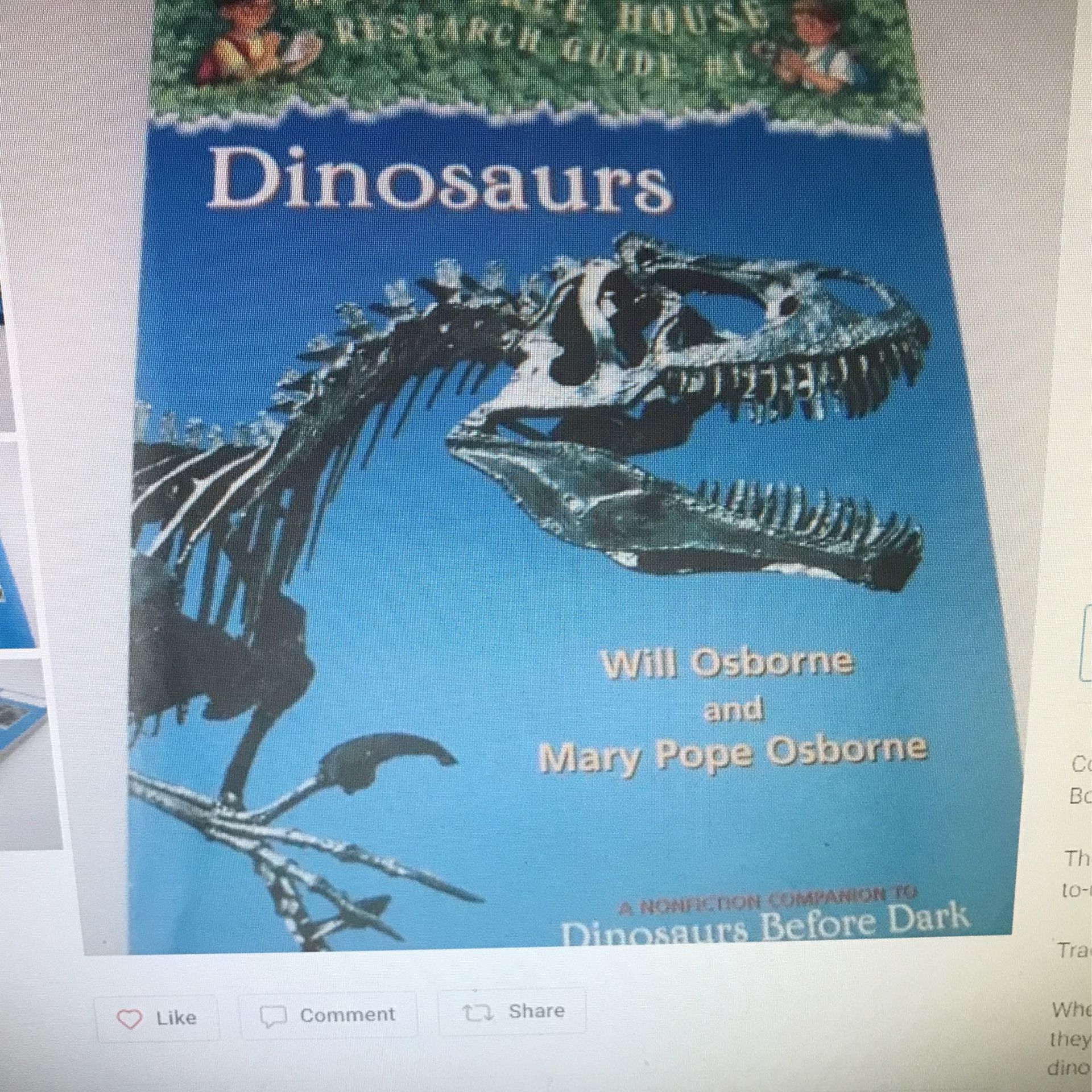Magic Tree House Dinosaurs Research Guide Non-Fiction Companion Guide Book