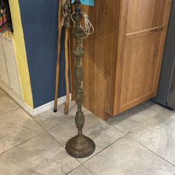 Antique Brass Floor Lamp