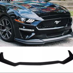 18-22 Ford Mustang GT Style Front Bumper Splitter Lip Unpainted PP