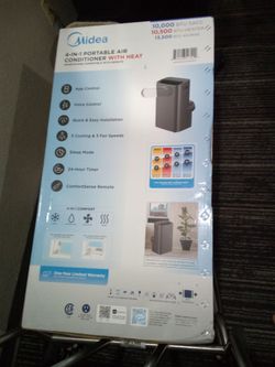 MIDEA 4 in 1 PORTABLE AIR CONDITIONER/ with heat