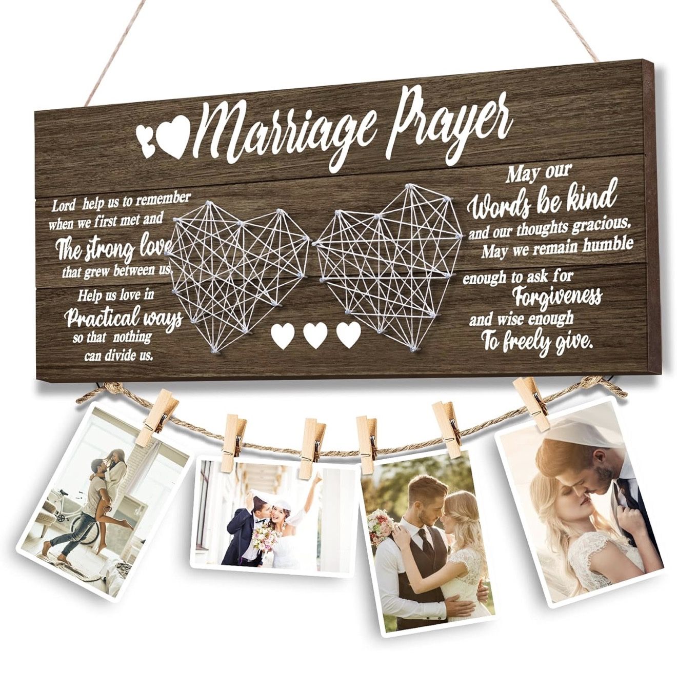 Wedding Gift Marriage Story Photo Holder 
