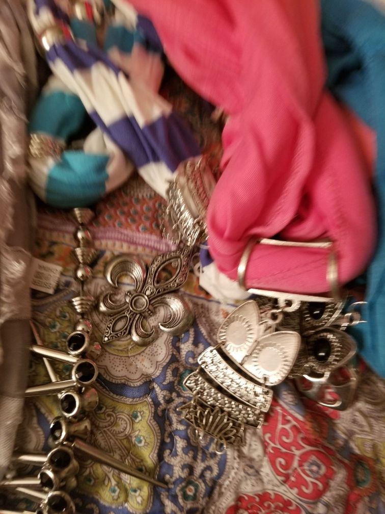 WHOLESALE PRICE - Jewelry Scarfs - $2 Each