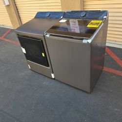 LG Top Load Washer And Electric Dryer 