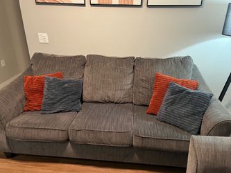 Gray Sofa & Loveseat Set