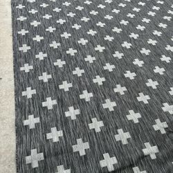 Almost 8 X 11 Indoor Outdoor Area Rug