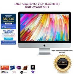 iMac (21.5-inch, Late 2013) Intel Core i5, 8GB, 256GB SSD "H91172"