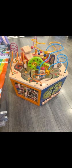 Wooden activity toy