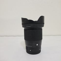 Sigma 16mm 1.4 Sony E Mount