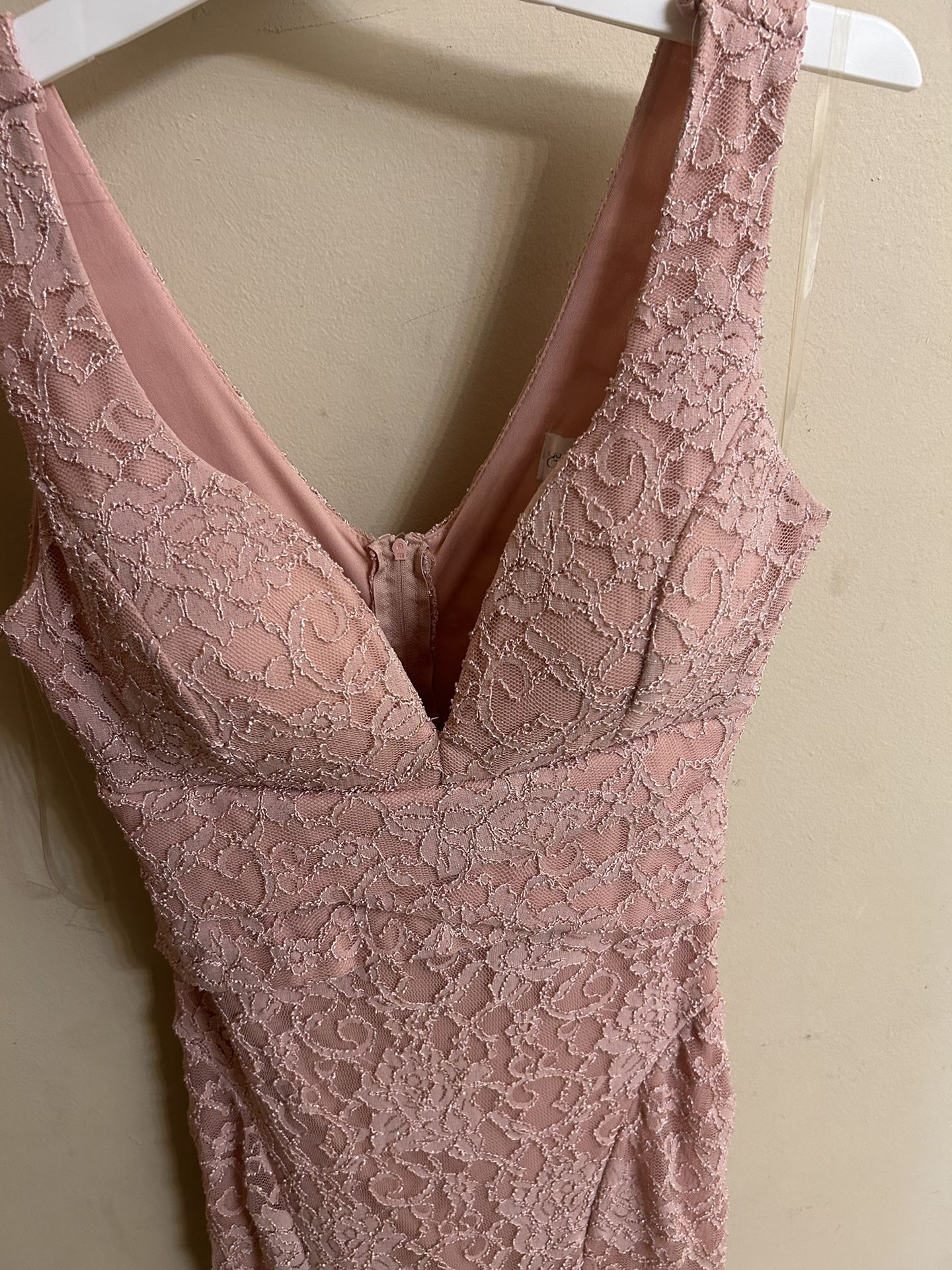 Prom Dress (M) Peach Color