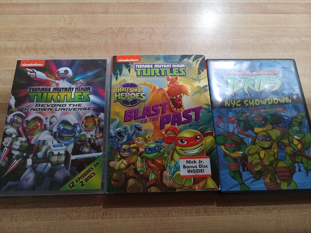 Teenage Mutant Ninja Turtle DVD's