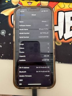 Iphone 13 pro 256gb unlocked