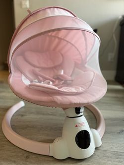 Portable baby swing with remote control and Bluetooth