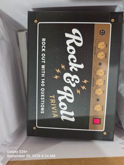 Rock & Roll Trivia Card Game
