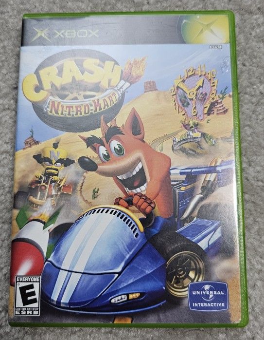 Crash Nitro Kart Xbox Game CIB