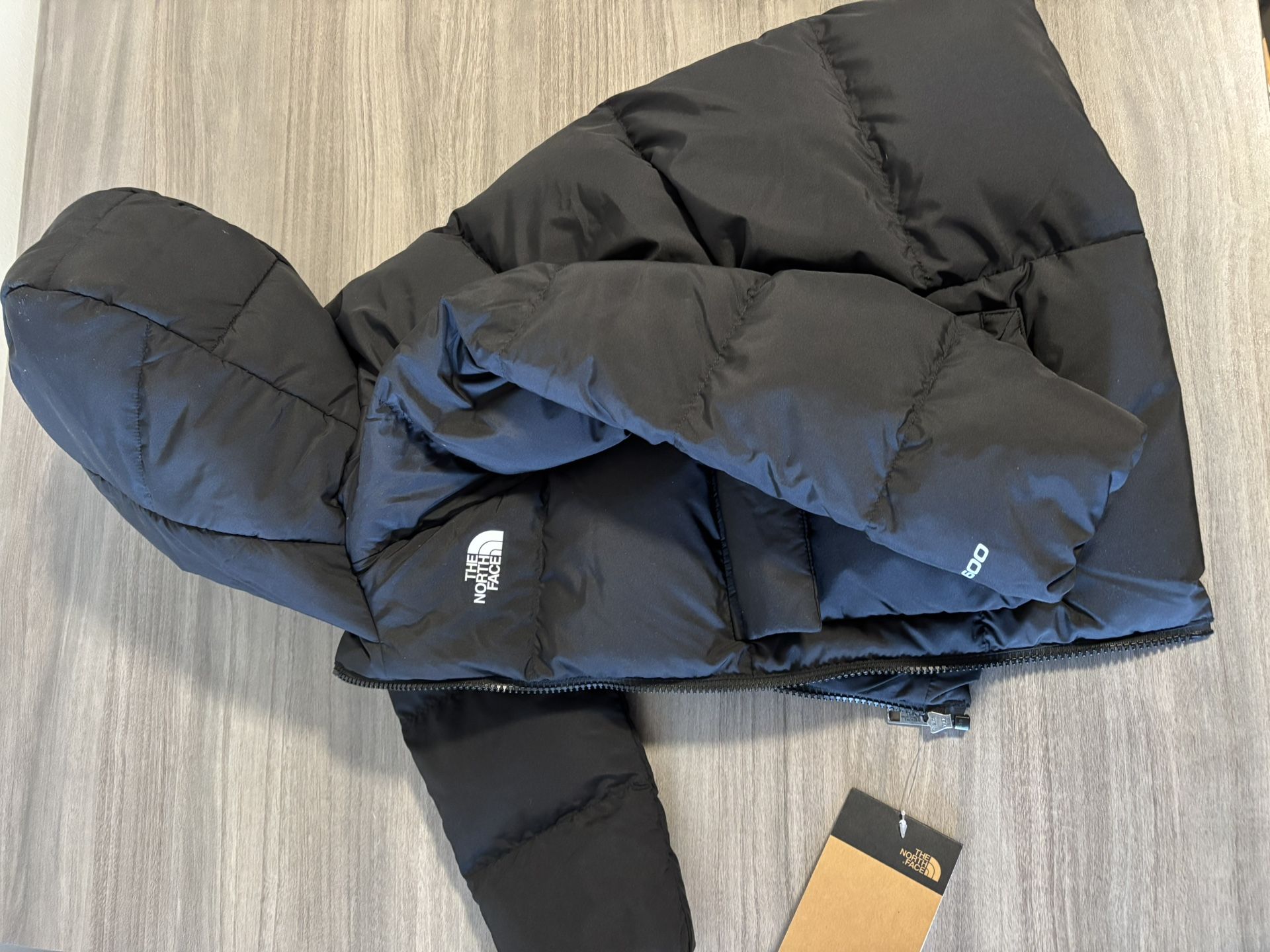 Kids North Face Fleece-Lined Parka
