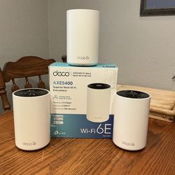 TP-link Deco XE 75 wifi mesh router AXE 5400