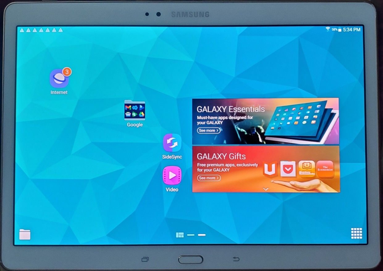 Samsung Galaxy Tablet Tab S 10.5" Screen SM-T800