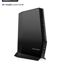 NETGEAR Nighthawk Modem Router Combo (CAX30) DOCSIS 3.1 Cable Modem and WiFi 6 Router - AX2700 2.7 Gbps - Compatible with Xfinity, Spectrum, Cox, and 