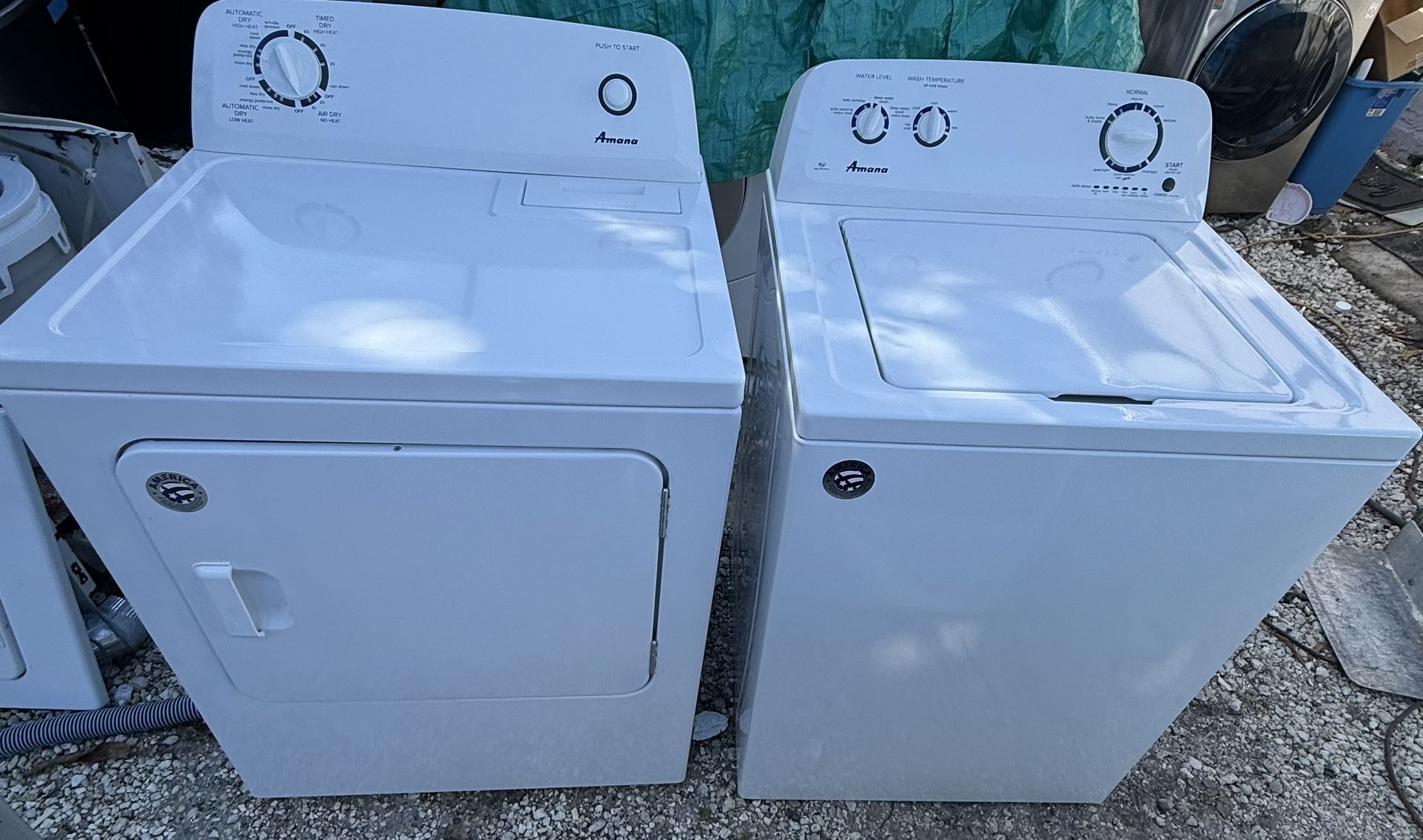 Amana Washing And Dryer Set Working Good condition,New Products : American Fashion Style Bags On Sale