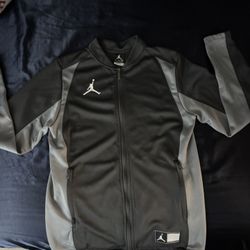 Charcoal Grey Jordan DRI-FIT Zip Up Sweater