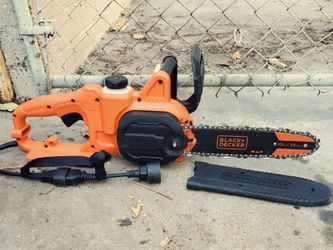 Black and decker electric chainsaw