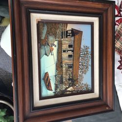 H.Hargrove oil painting.