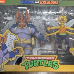 NECA TMNT Wingnut And Screwloose
