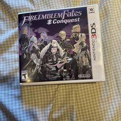 FIRE EMBLEM CONQUEST 3ds GAME WITH CASE