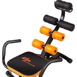 Goplus Core & Abdominal Trainers, Twister Trainer Ab Exercise Machine Height Adjustable Incline Workout Equipment Ab Rocket Exerciser