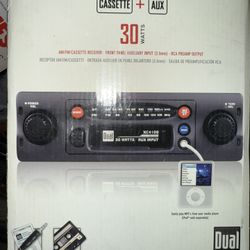 Dual XC4100 Cassette + AUX Car Radio