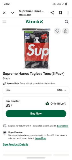 Brand New Supreme Black Tees