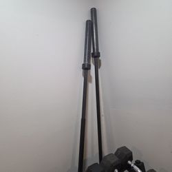 35 And 45 Pound Barbell